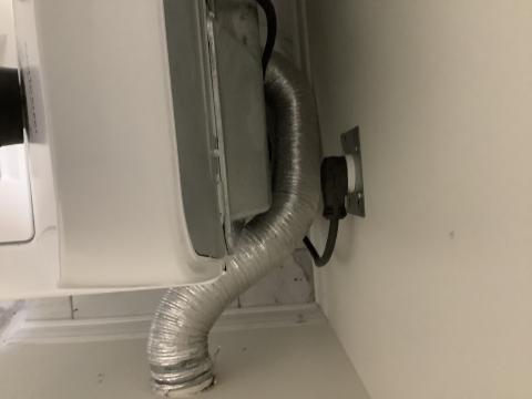 Dryer Vent Installed and Cleaned by Dryer Vent Wizard in Toronto Technician