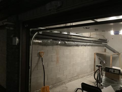 Dryer vent duct Installed and insulated by Dryer Vent Wizard Technician in Toronto